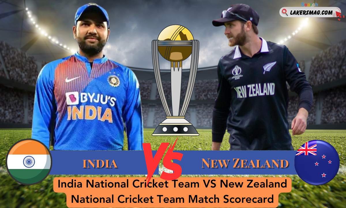 India National Cricket Team VS New Zealand National Cricket Team Match Scorecard