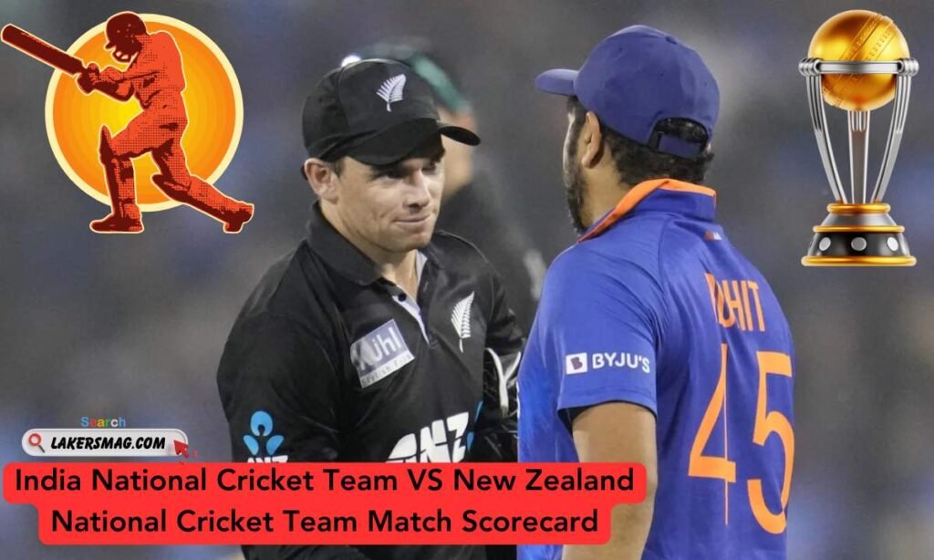 India National Cricket Team VS New Zealand National Cricket Team Match Scorecard